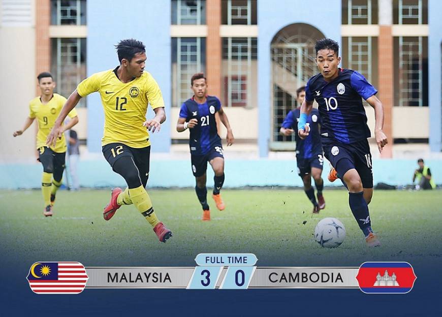 Cambodia lose 3-0 to AFF U18 in Vietnam